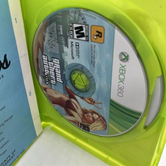 Grand Theft Auto V 5 Xbox 360 + Map - Tested - Picture 7 of 11